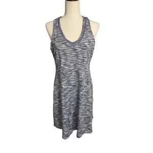 MPG multi purples white athletic summer golf dress w/ pockets womens size large